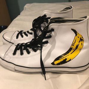 Converse x Andy Warhol Banana Shoes High Top